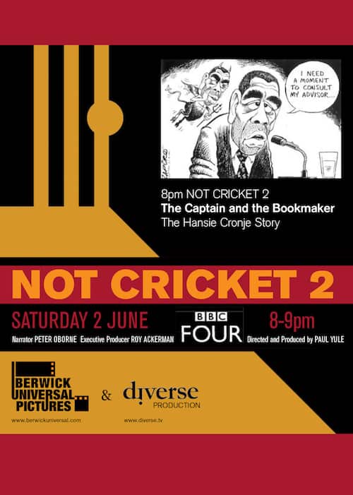 Hansie Cronje - poster of not_cricket_2