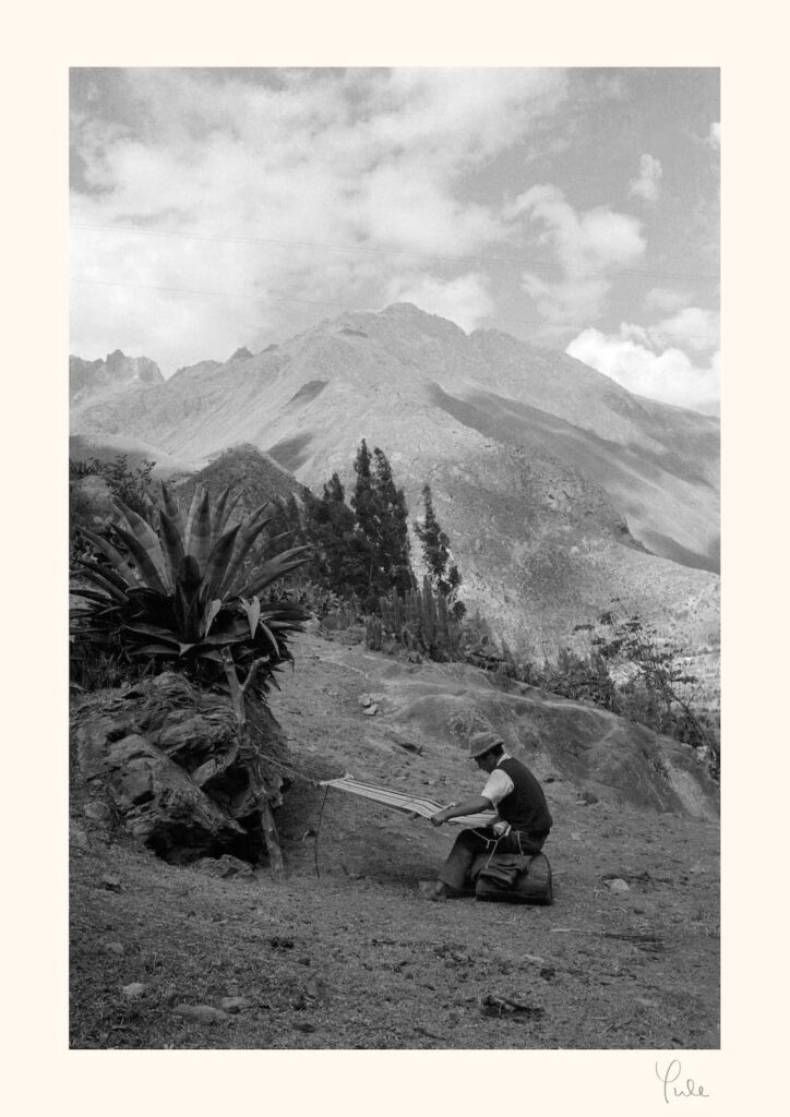 The Weaver. Original signed photograph by Paul Yule. Original signed archival print for sale.