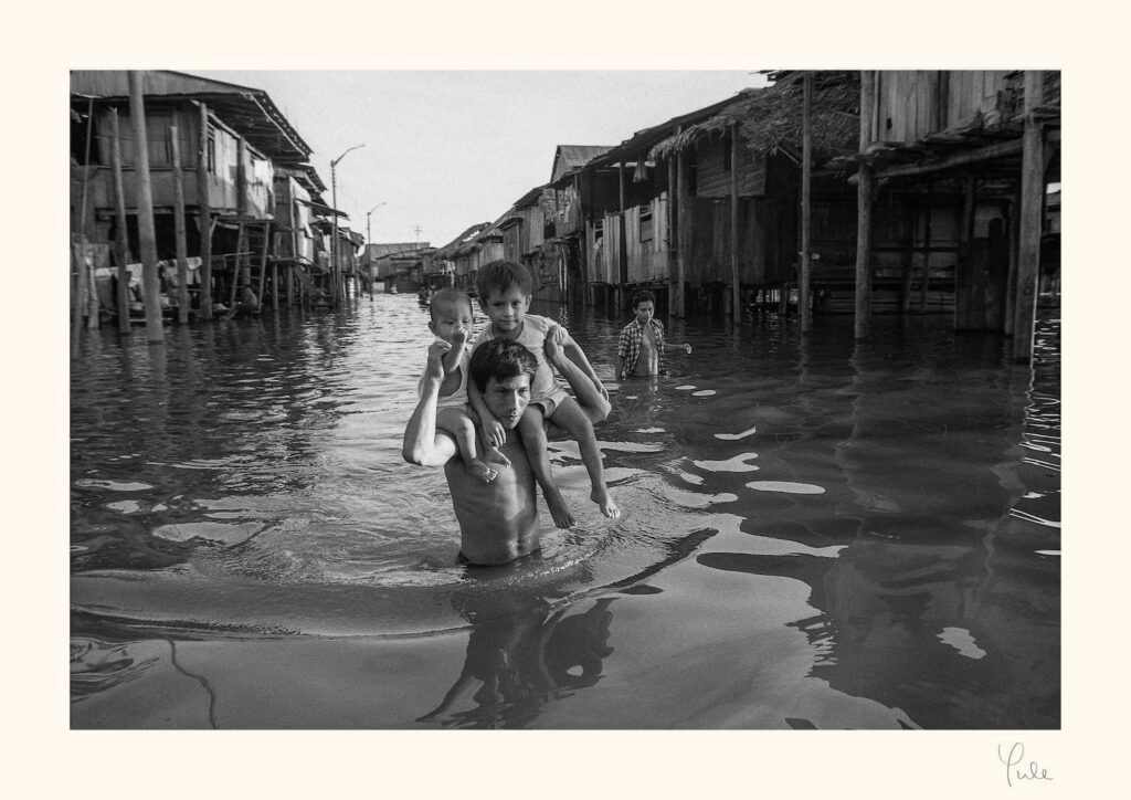 Iquitos river. Photo by Paul Yule